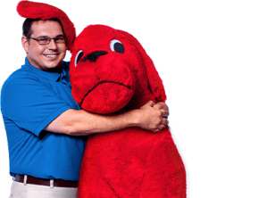 Brian with clifford