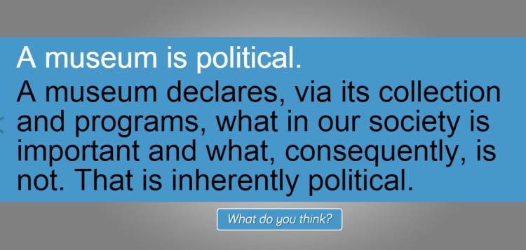 Durant - A Museum is political 2