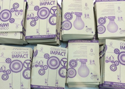 Notebooks distributed at InterActivity 2016
